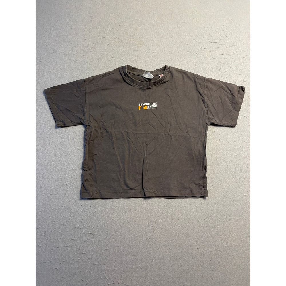 ZARA T Shirt Cotton Gray 5 Years 110 cm Boys Beyond The Break Graphic Tee